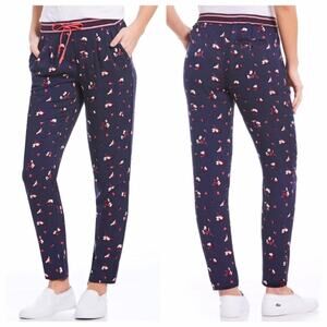 Joules Anice Pansy Floral Print Navy Pant 2